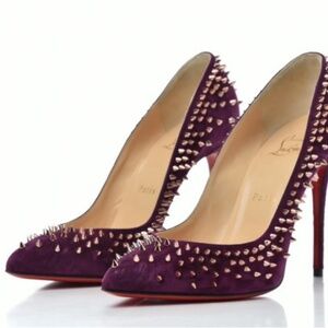 Purple louboutins